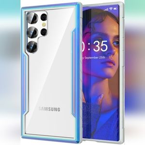 Galaxy S23 Ultra Case, Heavy Duty Shockproof Military Drop Protection Sl…